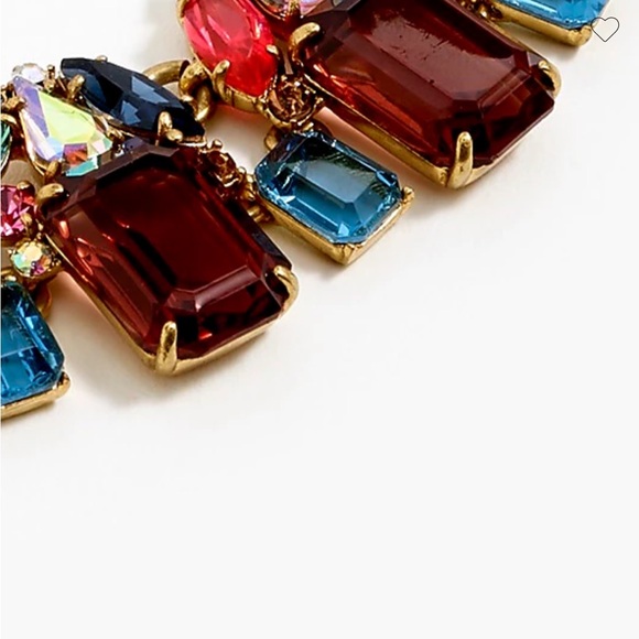 ** sold out ** Brand New J. CREW Cluster Drop Stone Necklace (NWT) - Picture 6 of 10